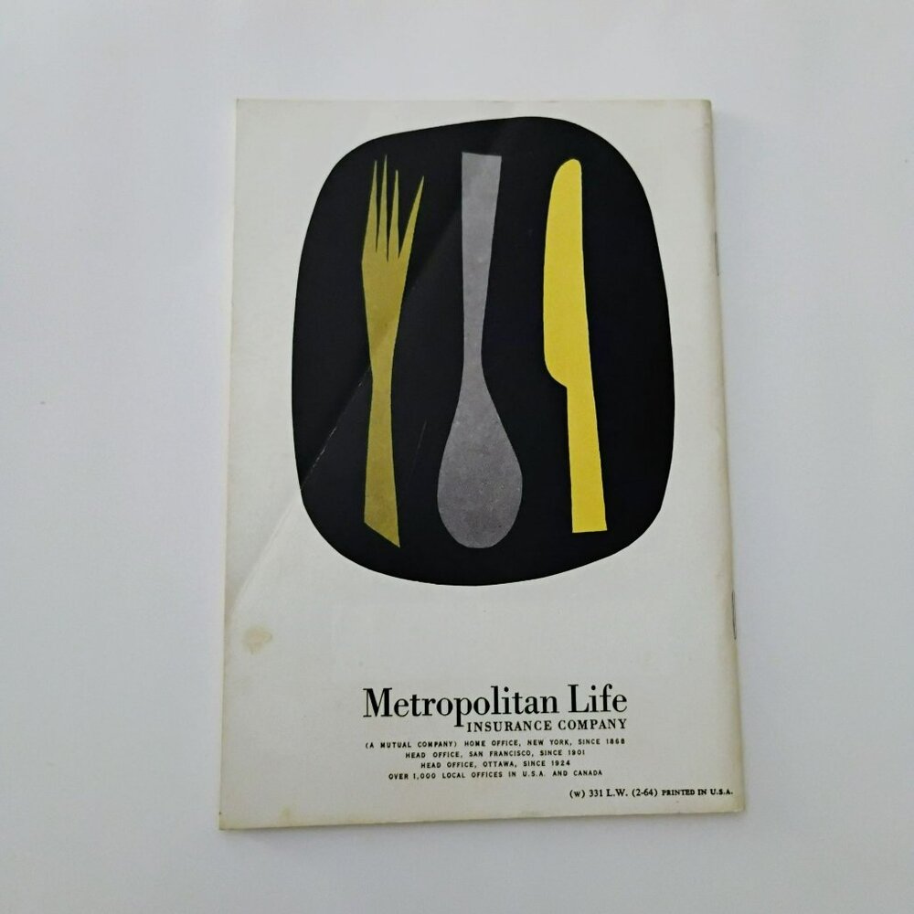 Metropolitan Cook Book By Metropolitan Life Insurance Company, Vintage 1960s Rec - Picture 2 of 3